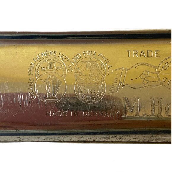 Vintage M. Hohner Rheingold Harmonica Made in Germany - Picture 8 of 11
